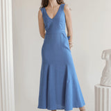 Linen bridesmaid dress Jasmin