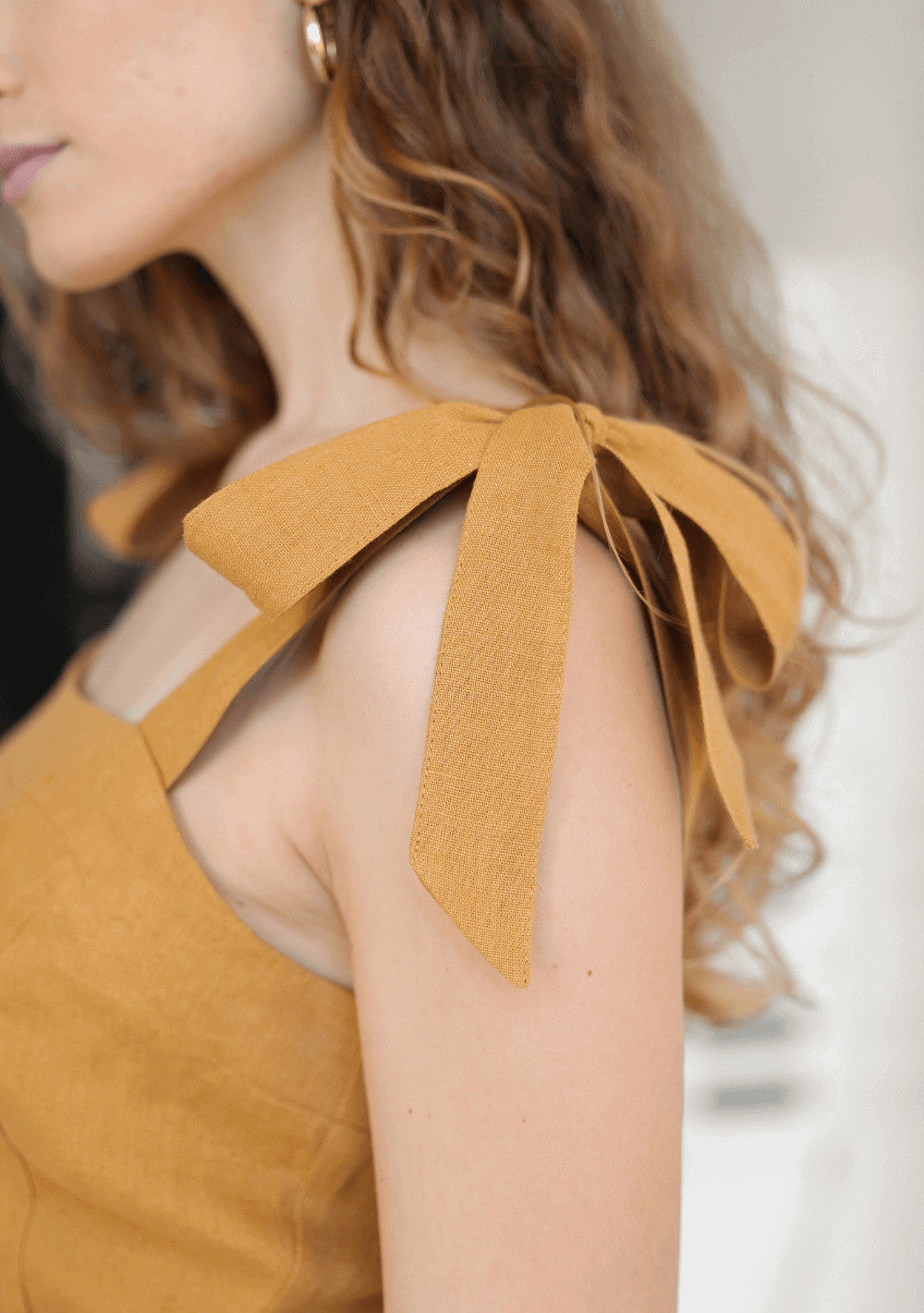 Linen bridesmaid dress Perla