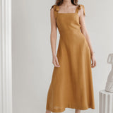 Linen bridesmaid dress Perla