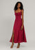 Linen bustier maxi dress Audrey