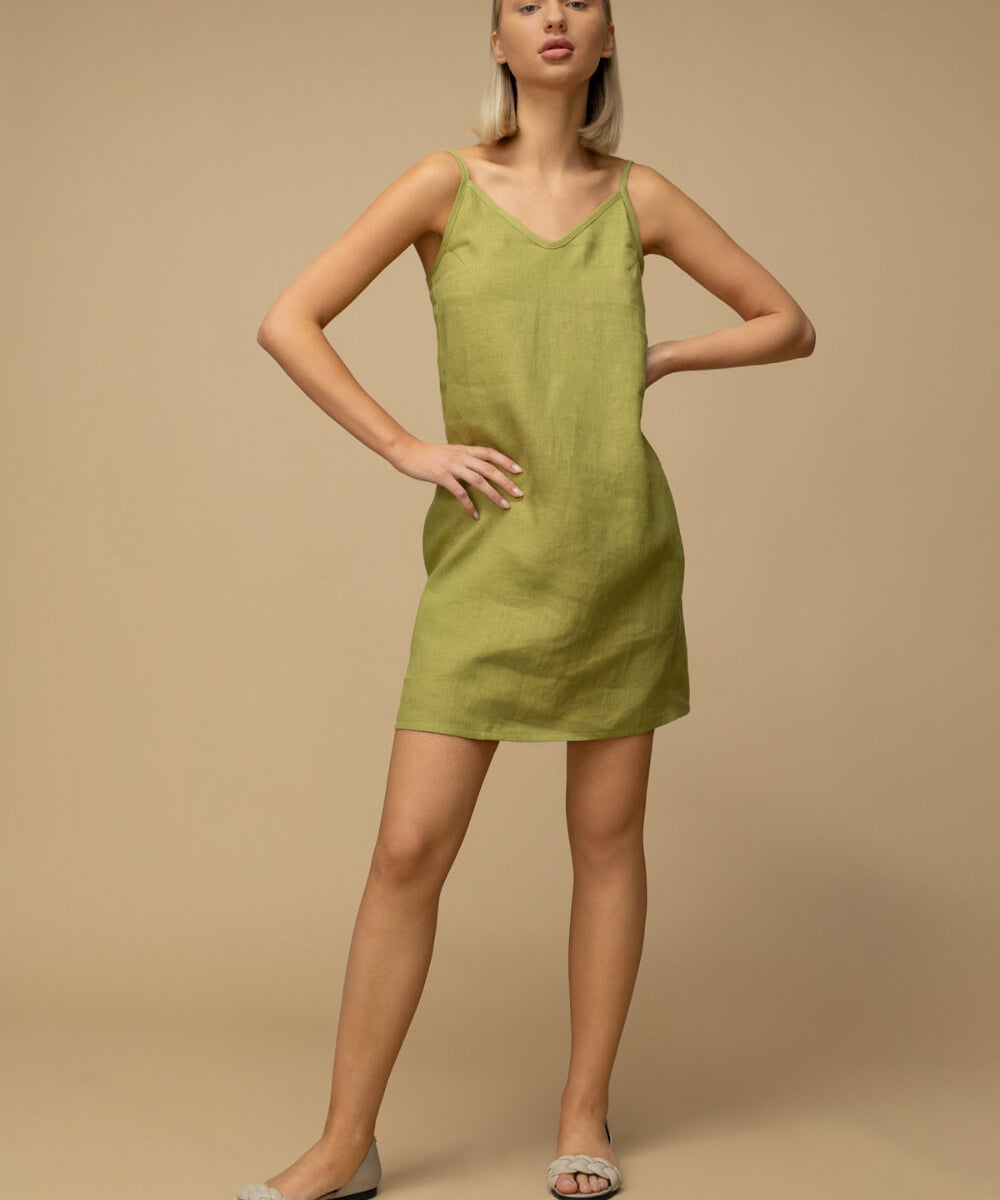 Linen cami dress Gia