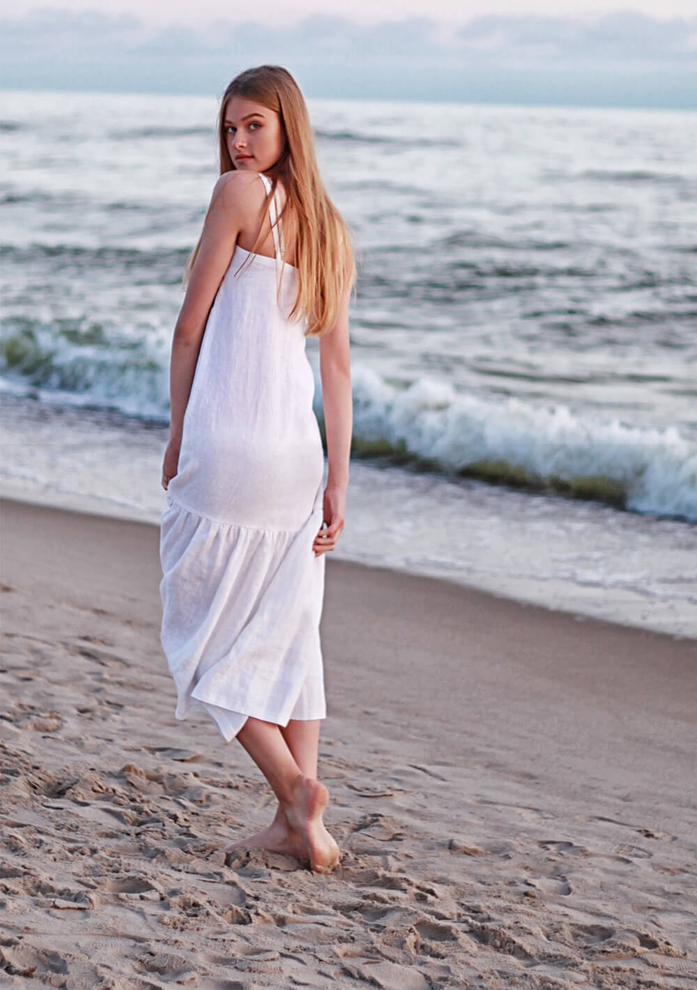 Linen cami dress Ophelia