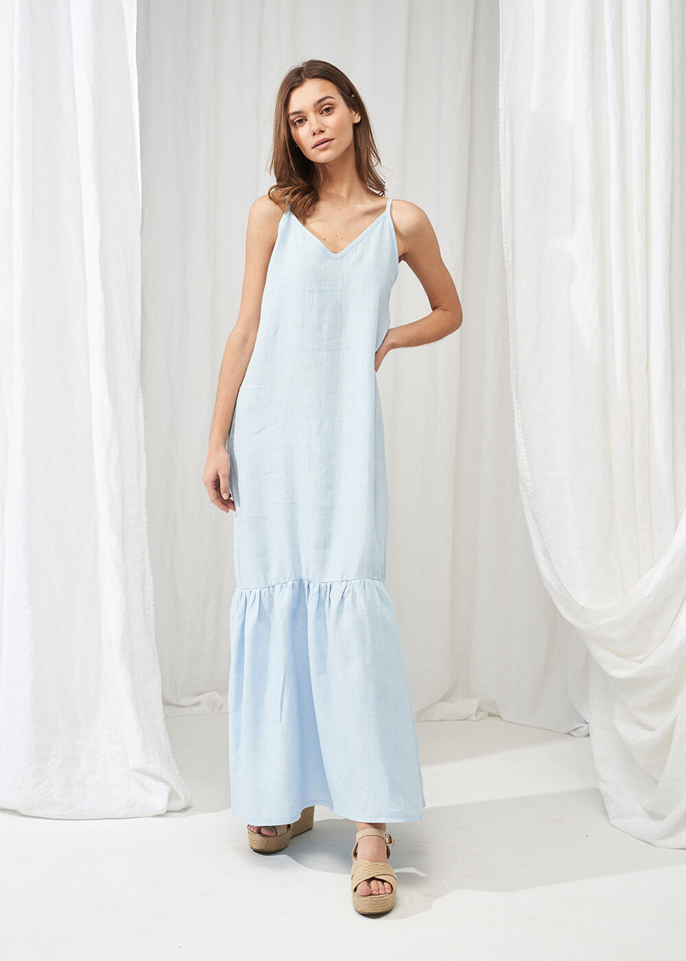 Linen cami dress Ophelia