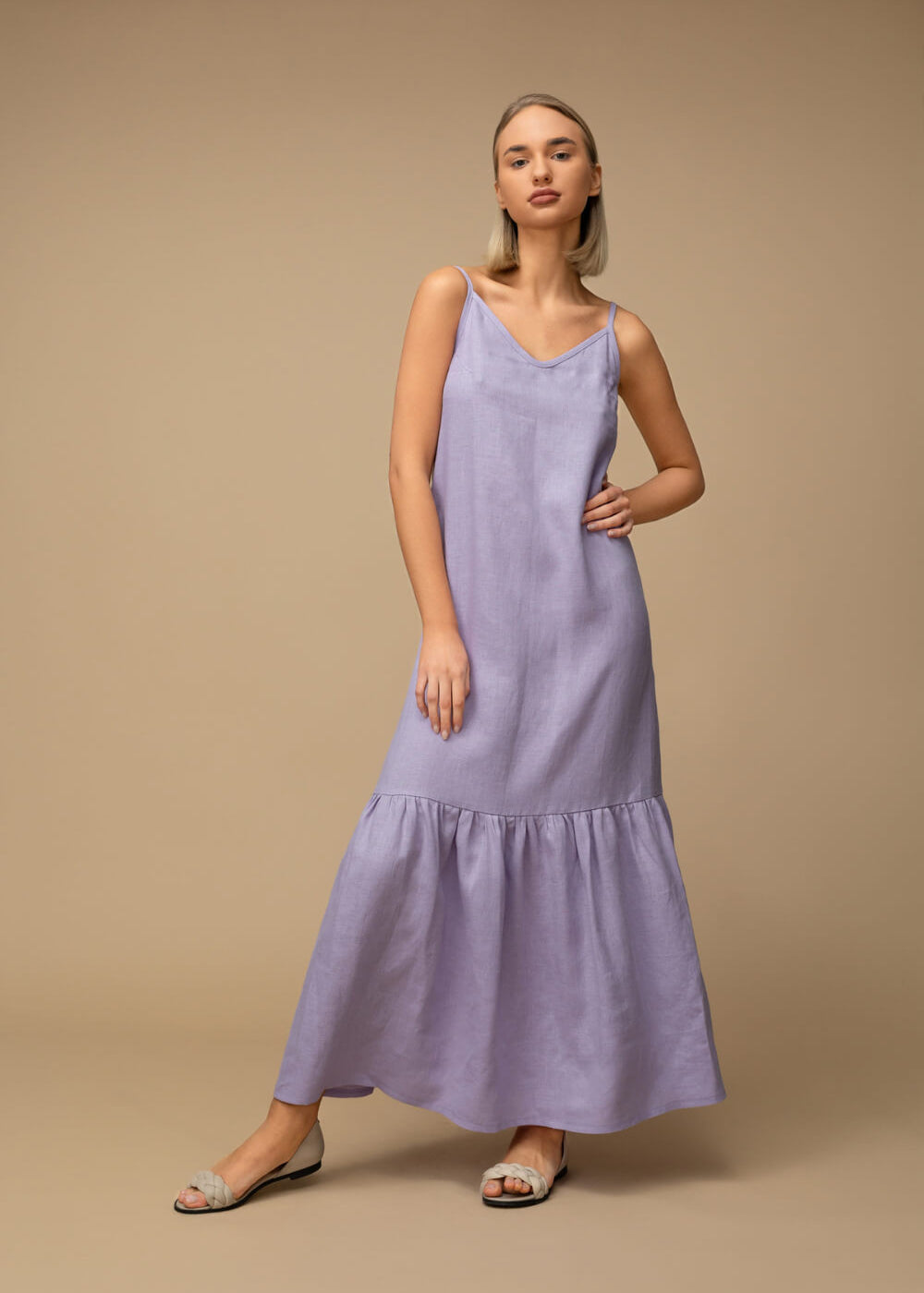 Linen cami dress Ophelia