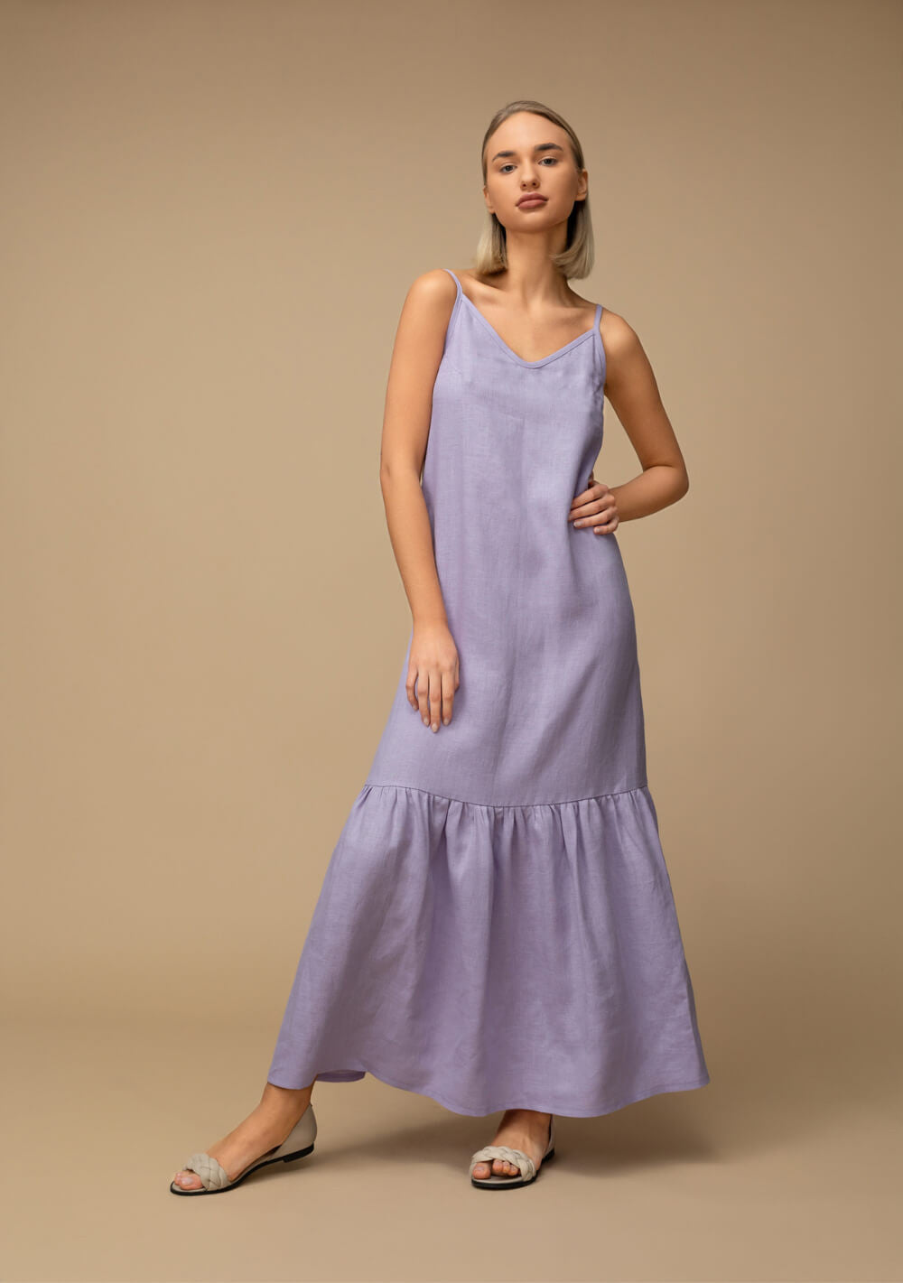 Linen cami dress Ophelia