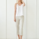 Linen spaghetti strap top Ivy