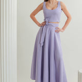 Linen circle skirt Kesiah