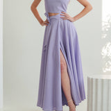 Linen circle skirt Kesiah
