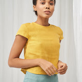 Linen crop top Amelia