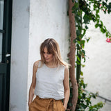 Linen crop top Leigh