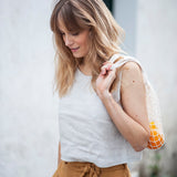 Linen crop top Leigh