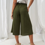Linen culotte pants Sienna