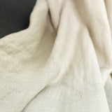Linen curtain panel set in Natural