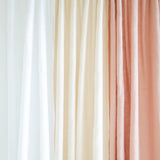 Linen curtain panels set