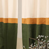 Linen curtains with multifunctional heading tape