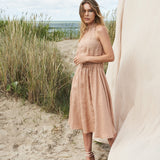 Linen halter dress Estelle