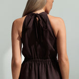 Linen halter dress Estelle