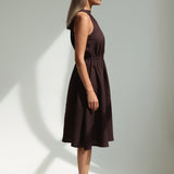 Linen halter dress Estelle