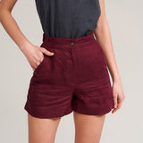 Linen high waist shorts Nikita