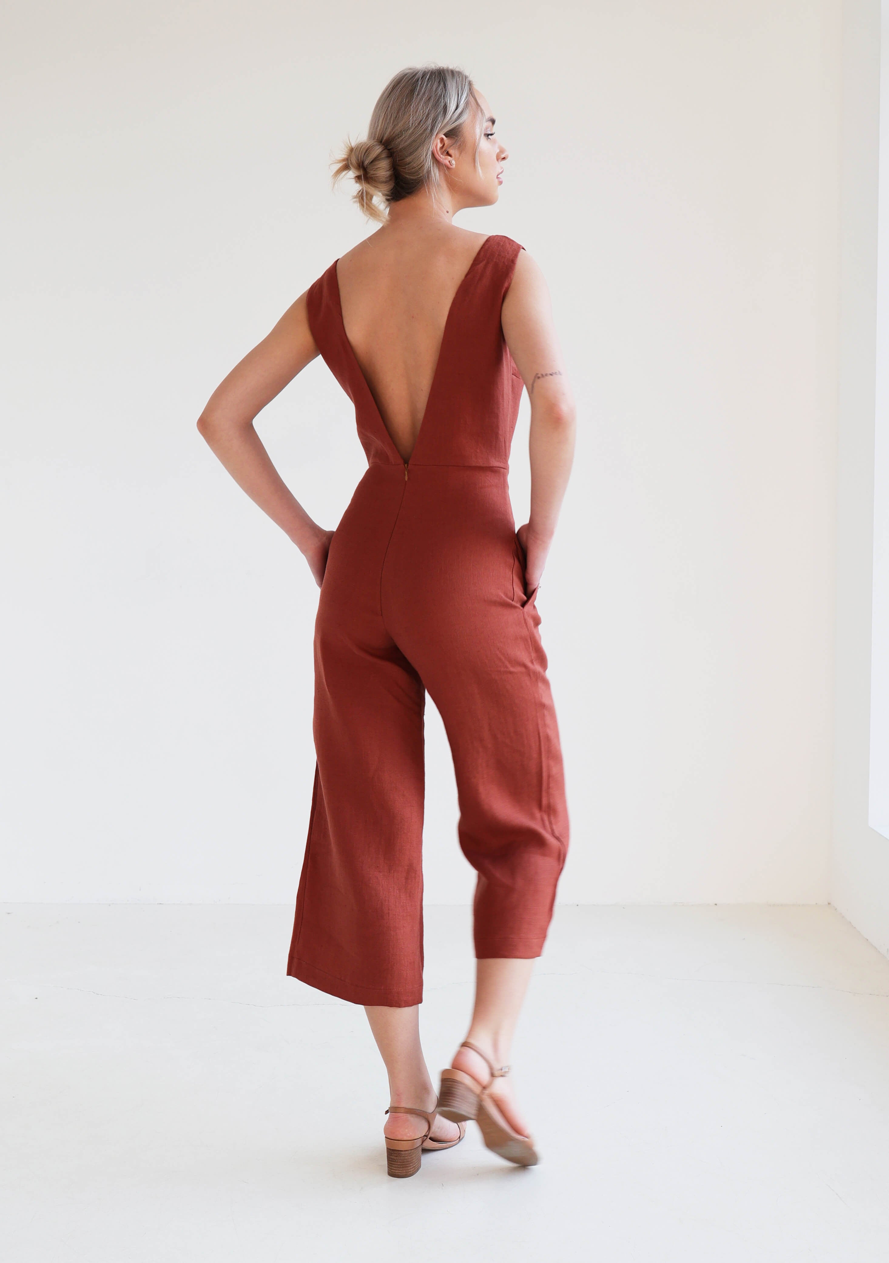Linen jumpsuit Uma