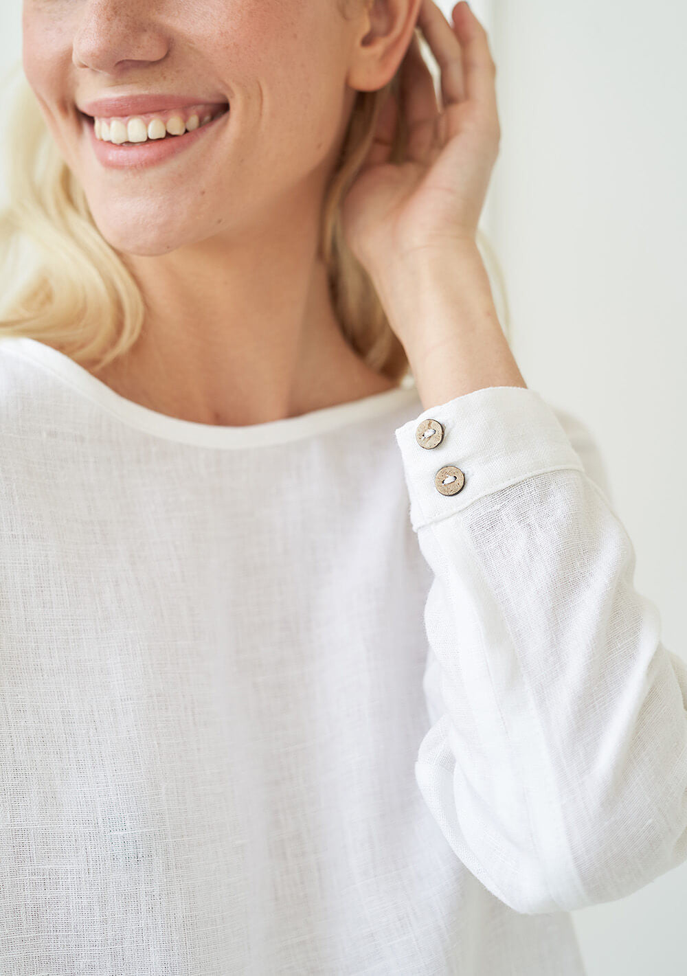 Long sleeve linen shirt Cynthia