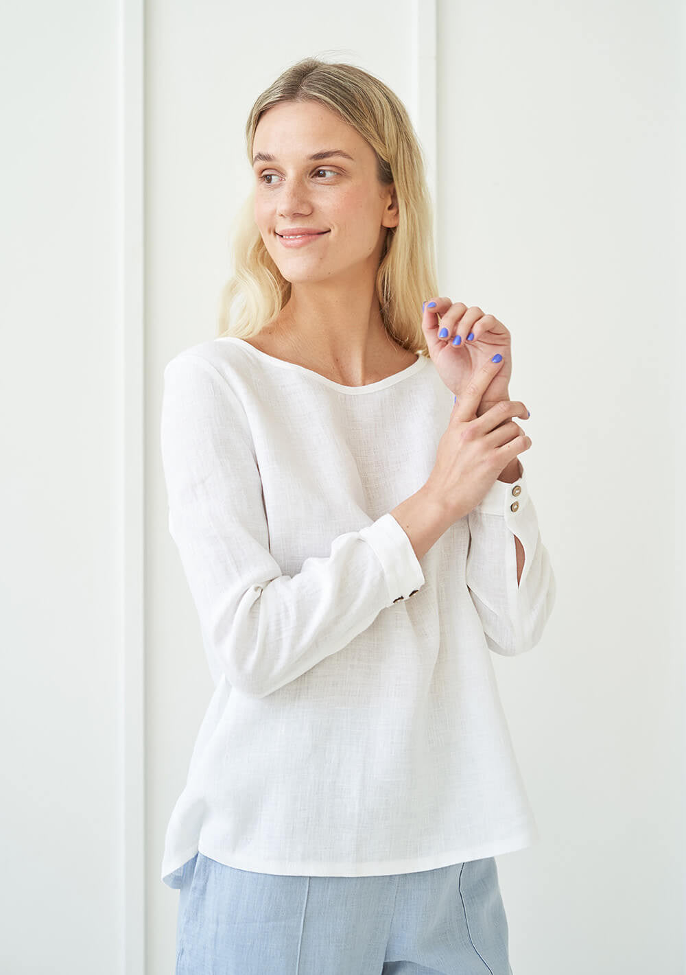 Long sleeve linen shirt Cynthia