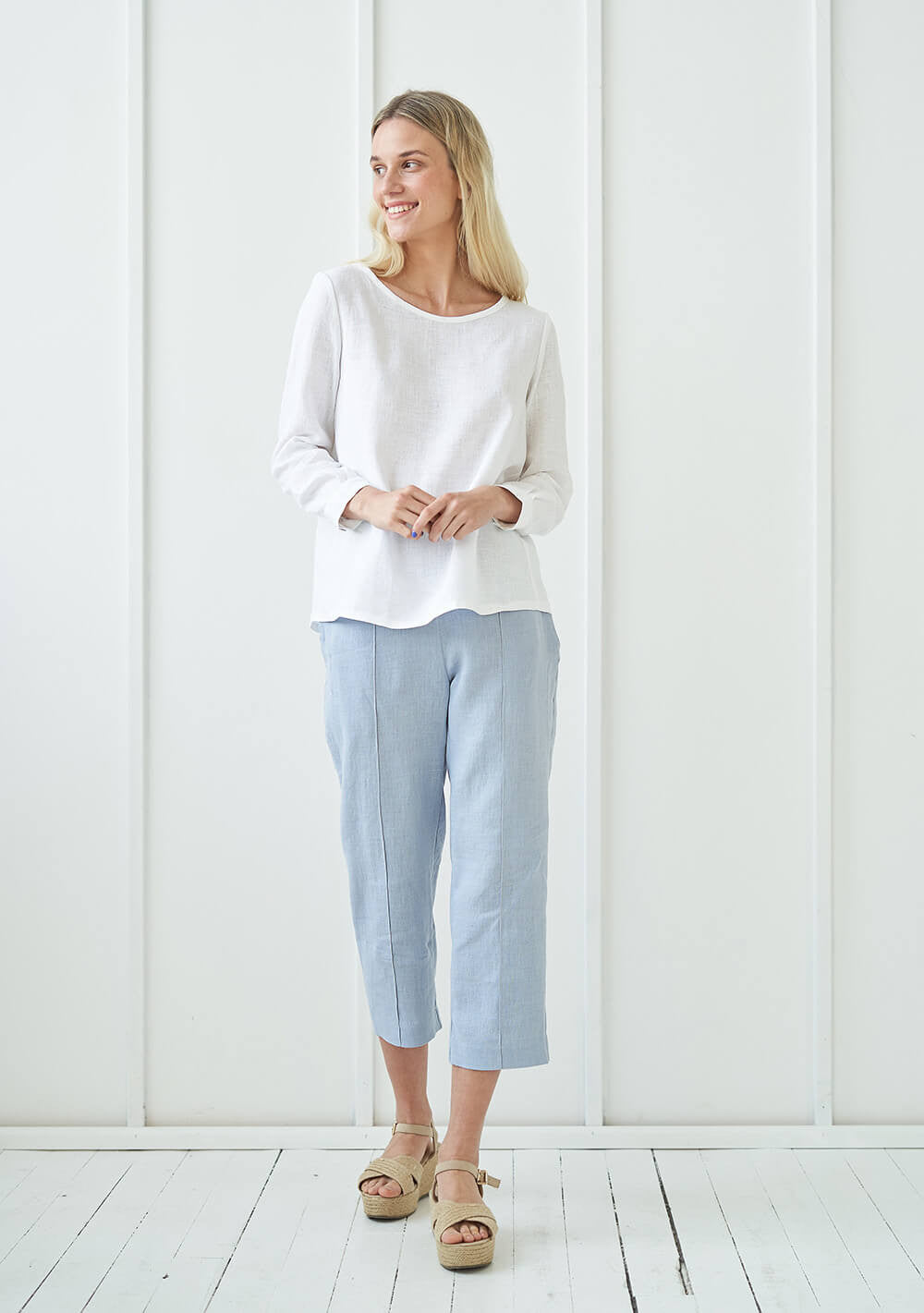 Long sleeve linen shirt Cynthia