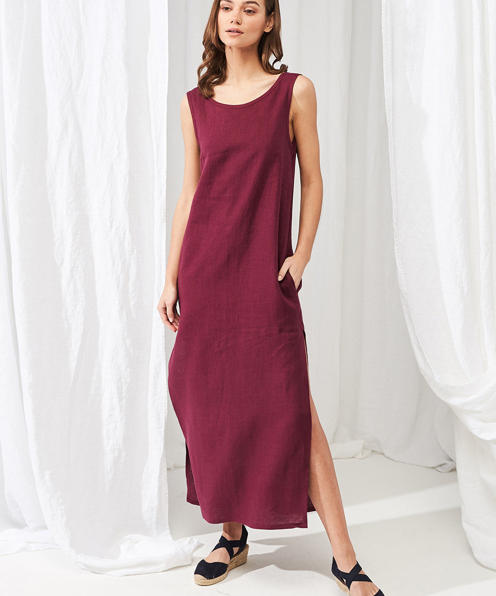 Linen maxi dress Astrid