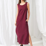 Linen maxi dress Astrid