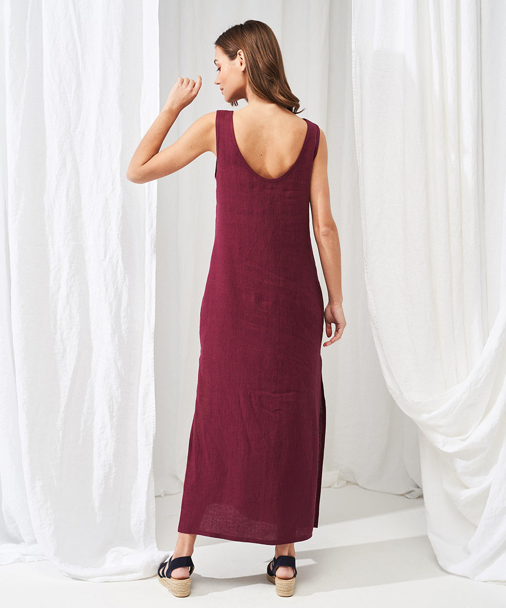Linen maxi dress Astrid
