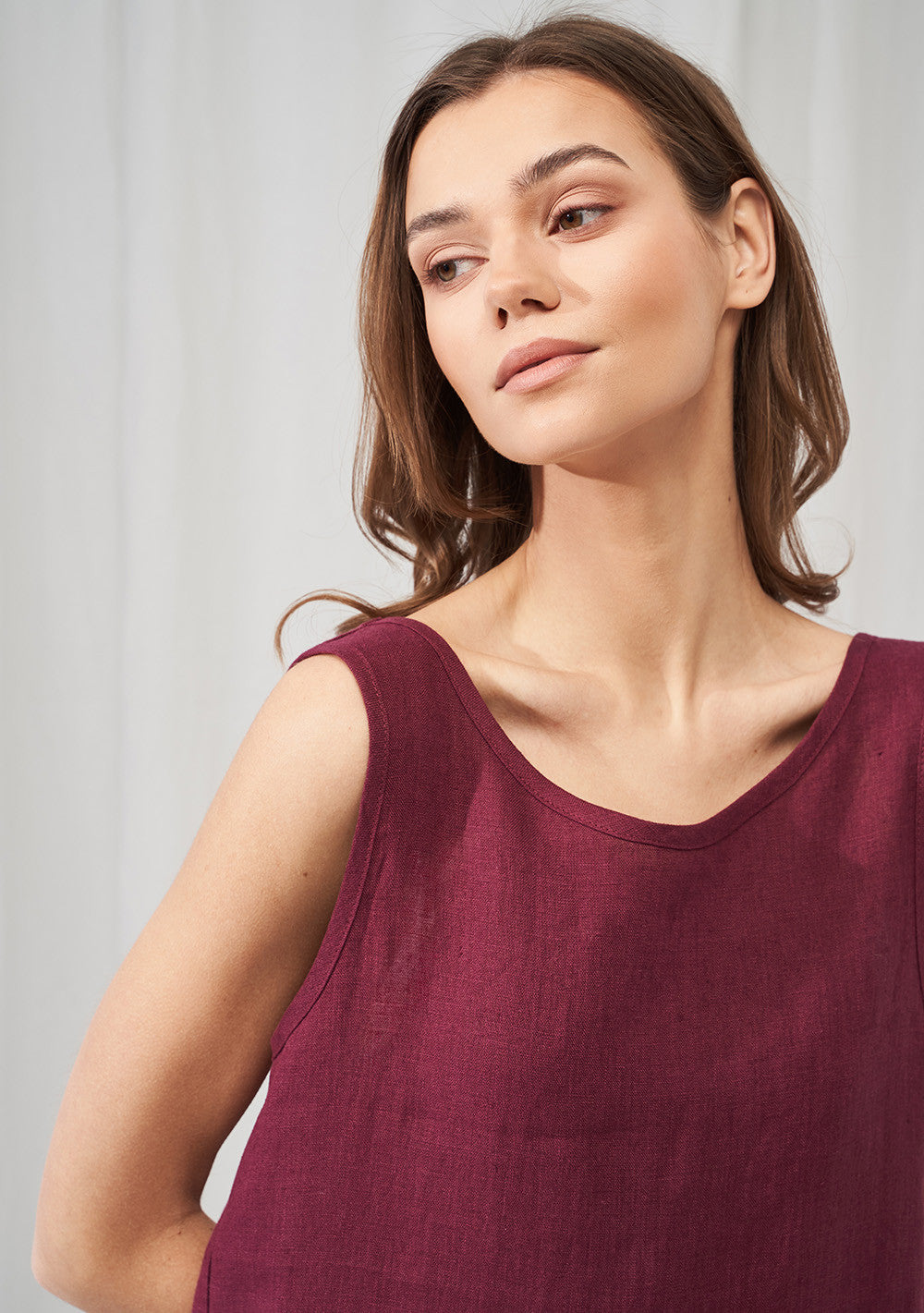 Linen maxi dress Astrid