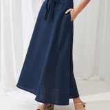 Linen maxi skirt Alessia