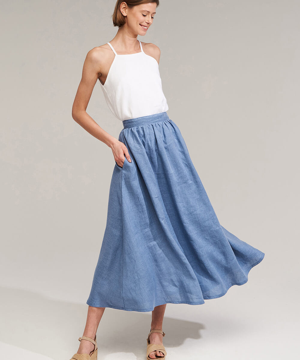 Linen maxi skirt Shay