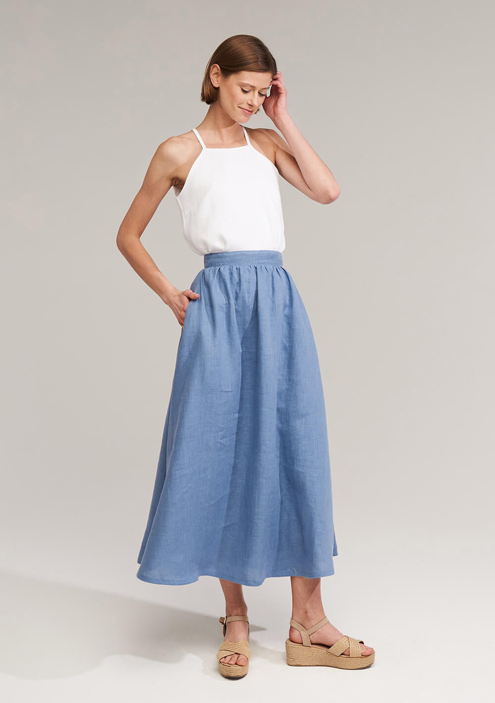 Linen maxi skirt Shay