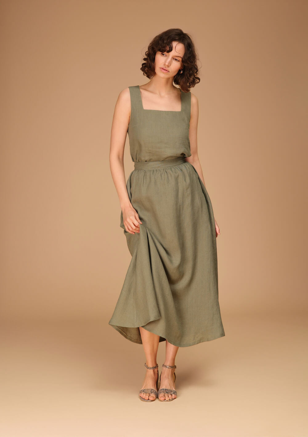 Linen maxi skirt Shay