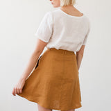 Linen mini skirt Adelle