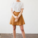 Linen mini skirt Adelle