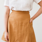 Linen mini skirt Adelle