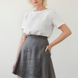 Linen mini skirt Adelle