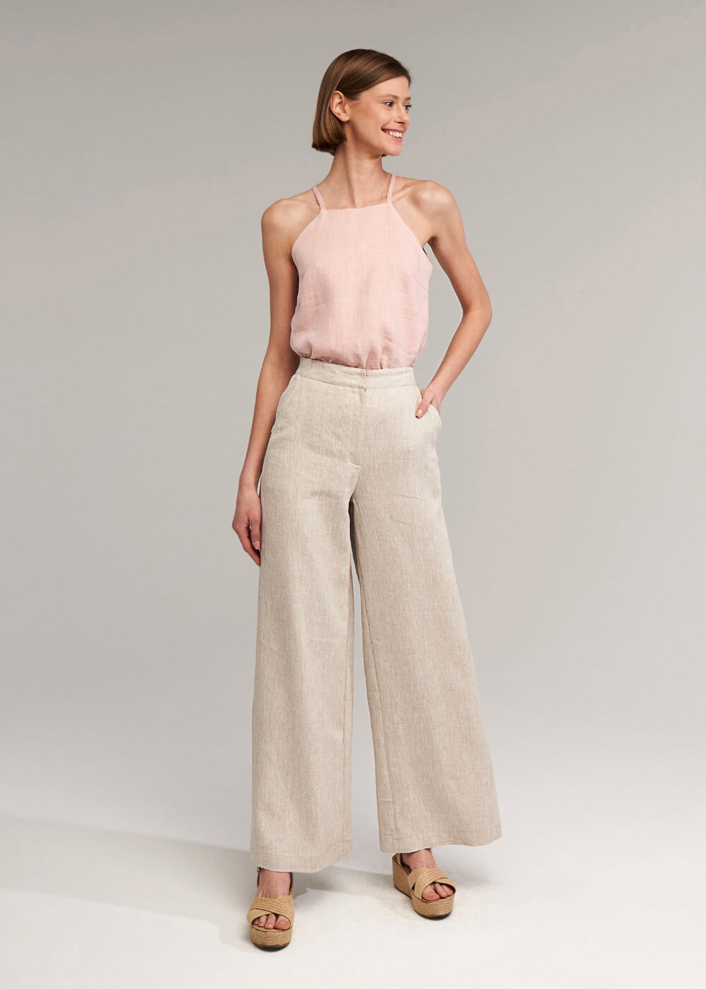Linen Palazzo pants