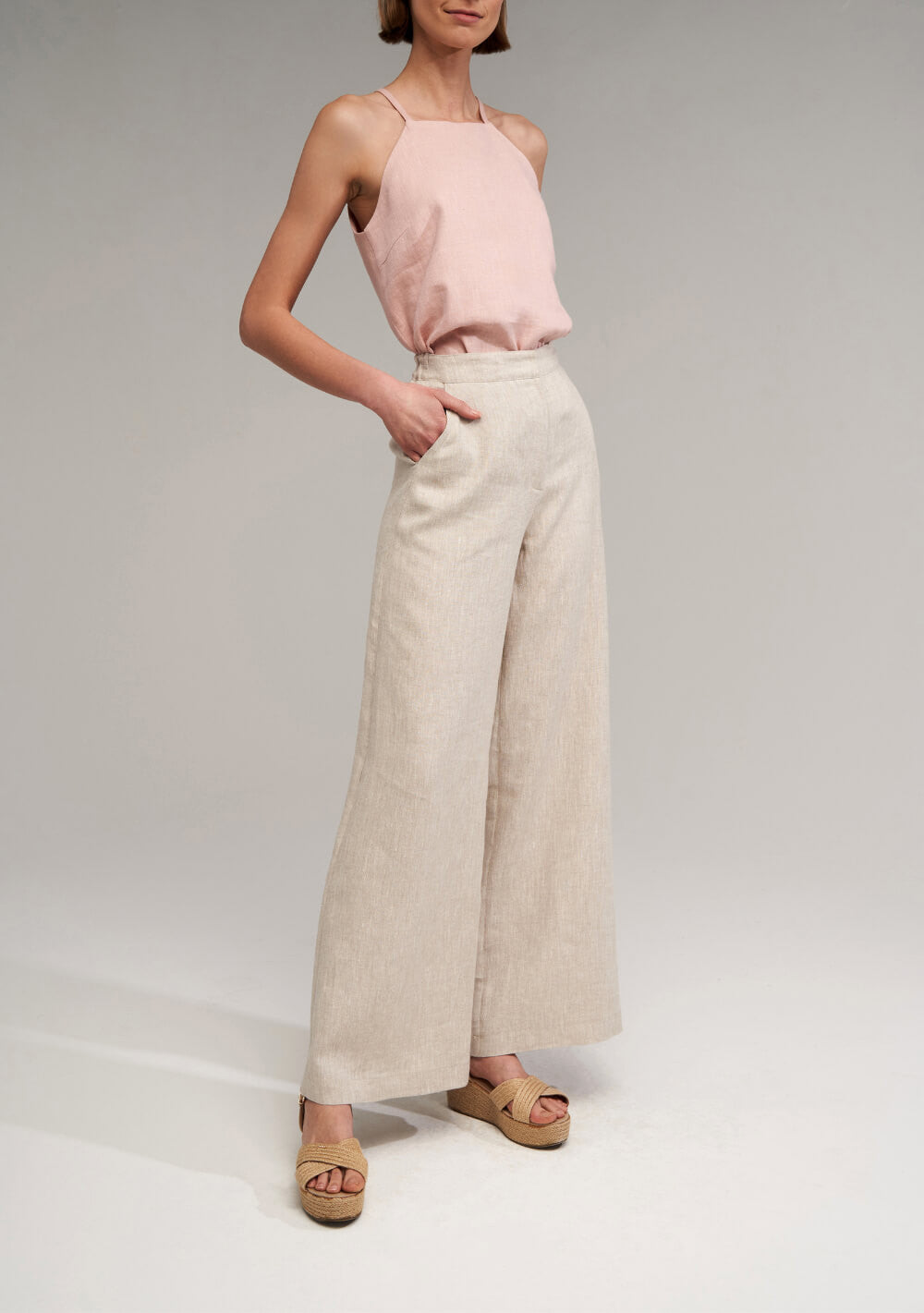 Linen Palazzo pants