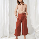 Wide leg linen pants Gemma