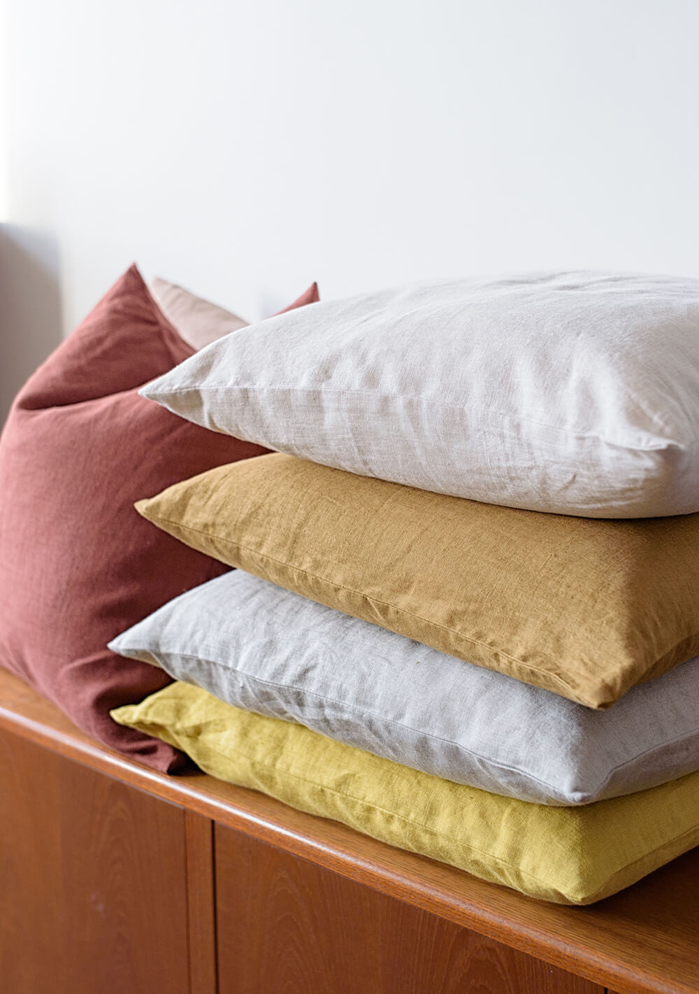 Linen pillow cover