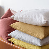 Linen pillow cover