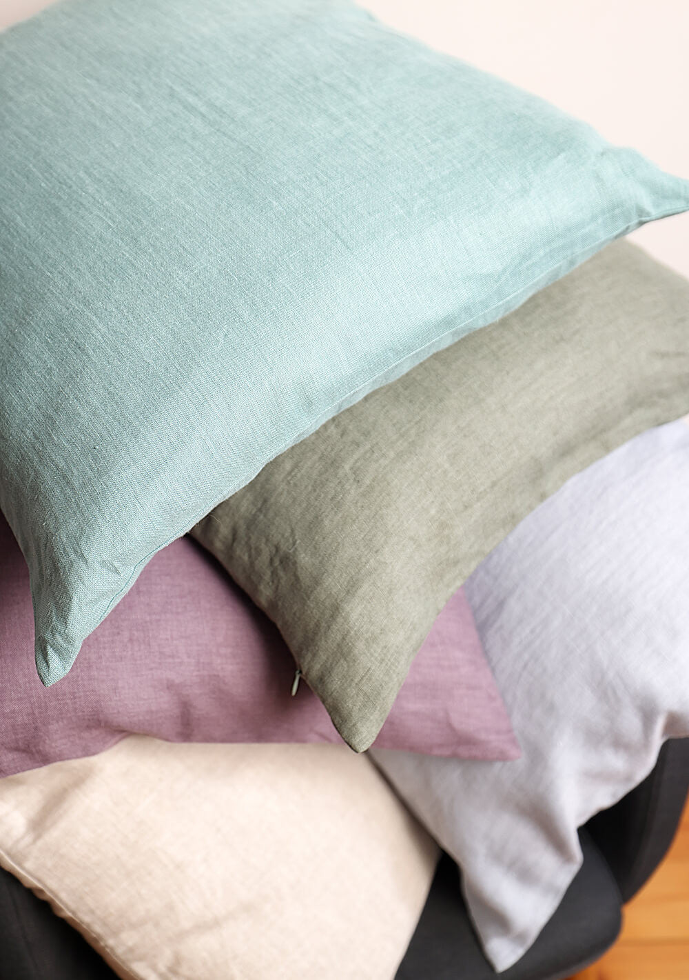 Linen pillow cover
