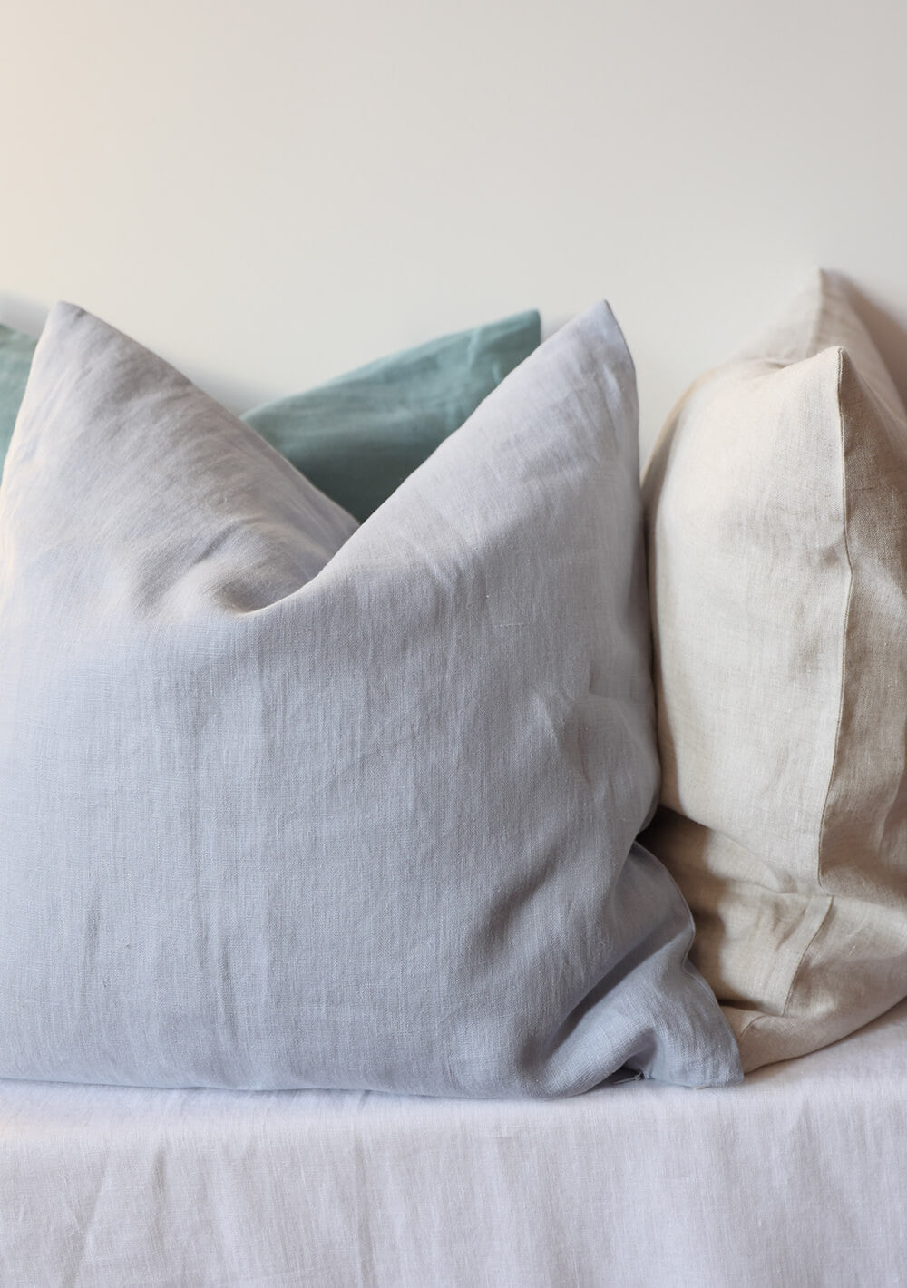 Linen pillow cover