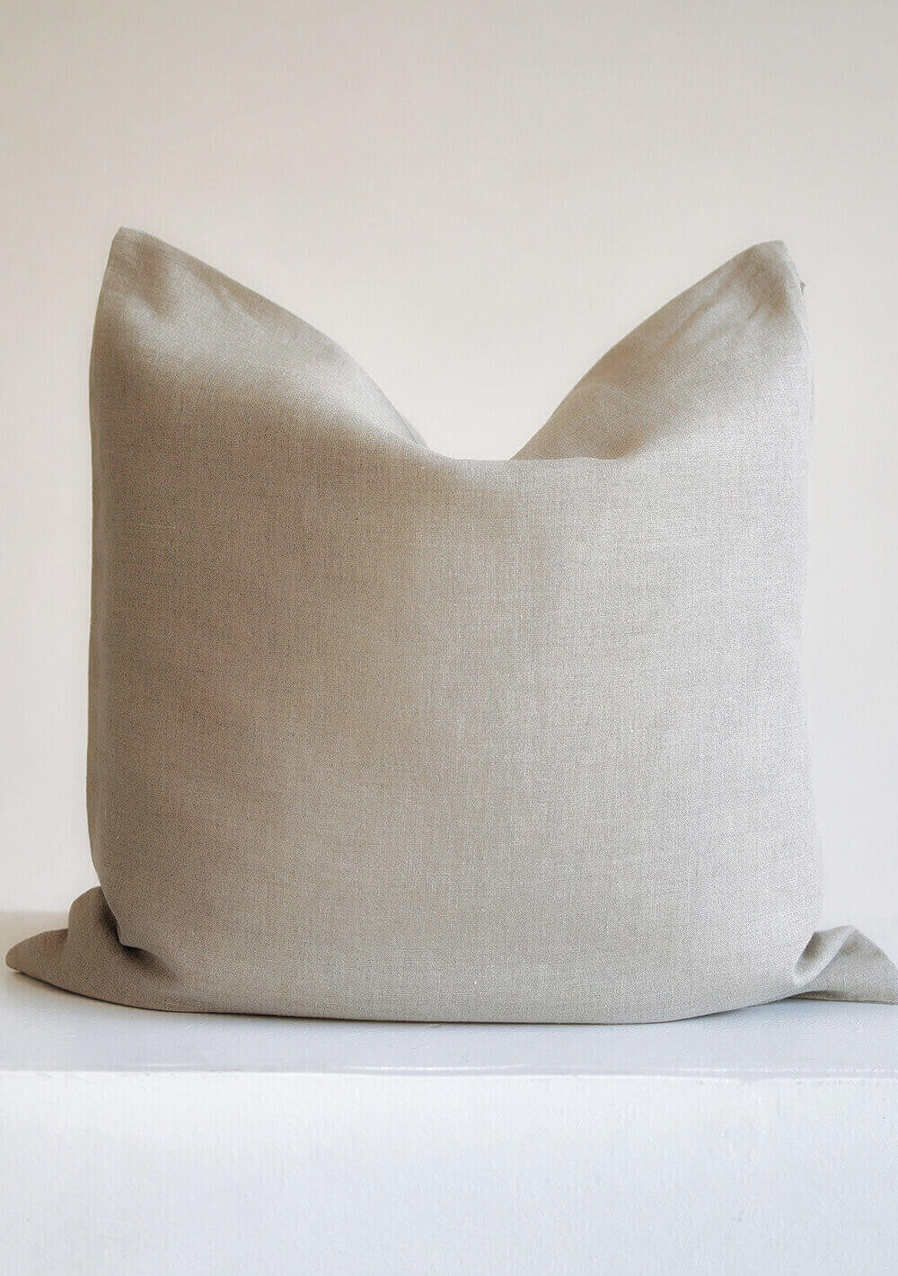Linen pillowcase in Mustard