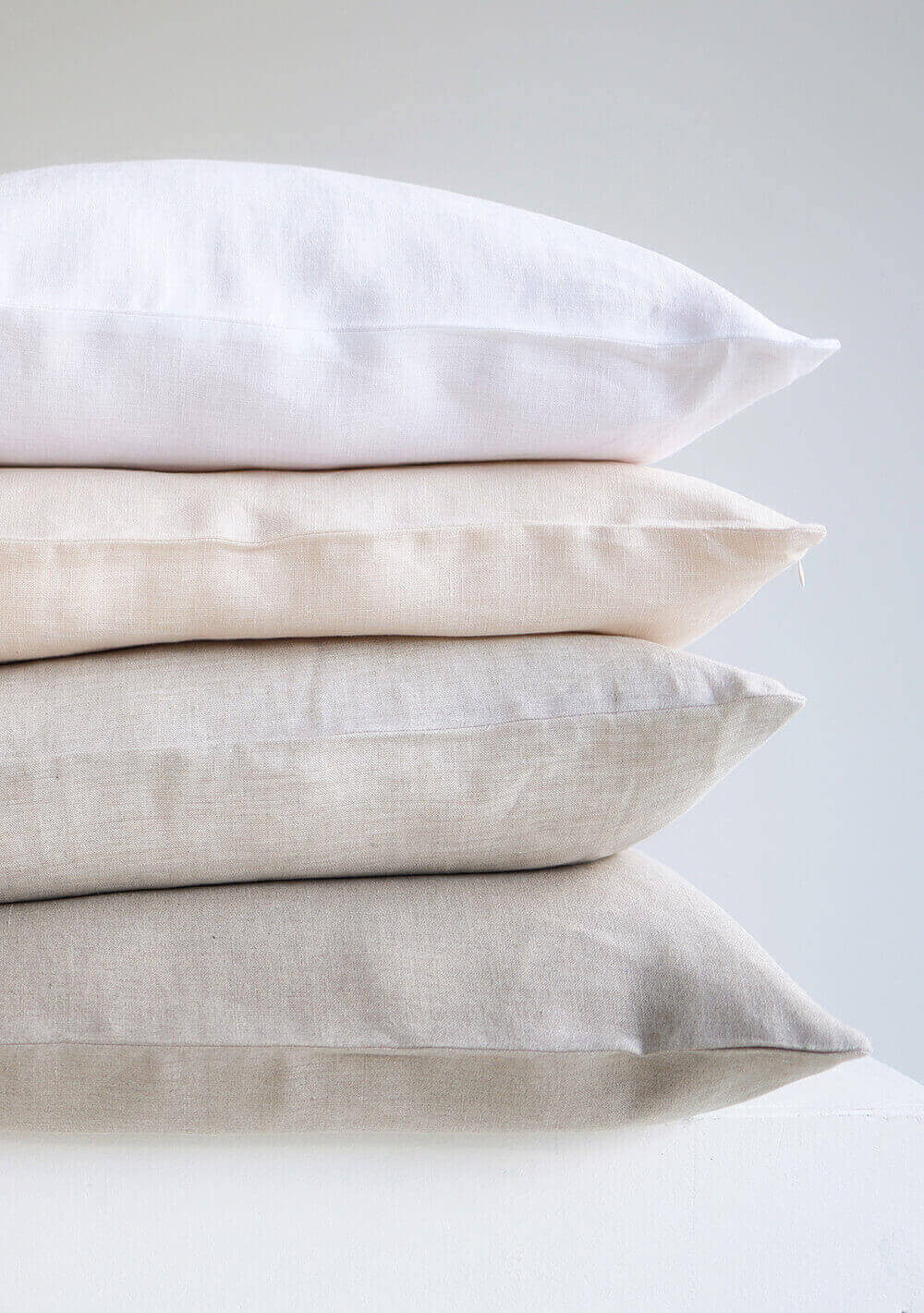 Linen pillowcase in Mustard