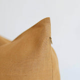 Linen pillowcase in Mustard