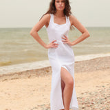 Linen sheath dress June